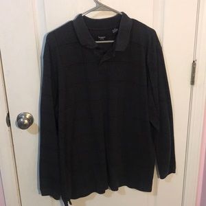 Gray Striped Sweater